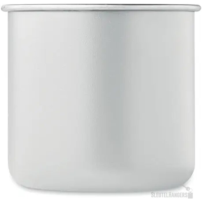 Gerecyclede roestvrijstalen mok Caribu Wit 300 ml 300 ml