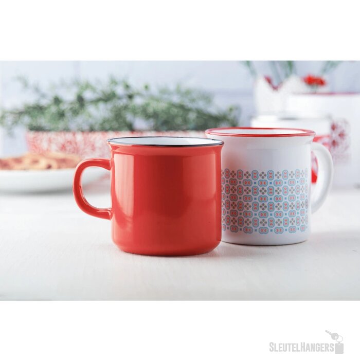 Vintage Mok Rood 300 ml