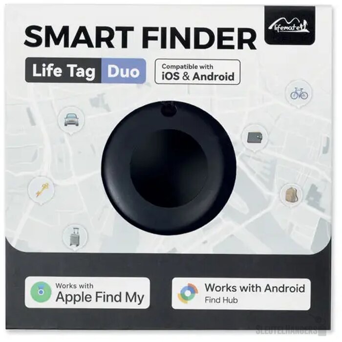 Smart find my locator Lifemate zwart
