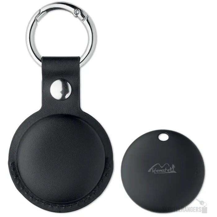 Smart find my locator Lifemate in pu case zwart