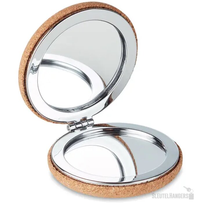 Zakspiegel met kurk Guapa cork beige