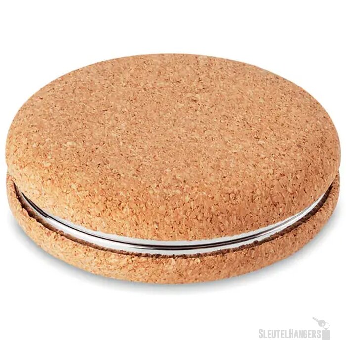 Zakspiegel met kurk Guapa cork beige