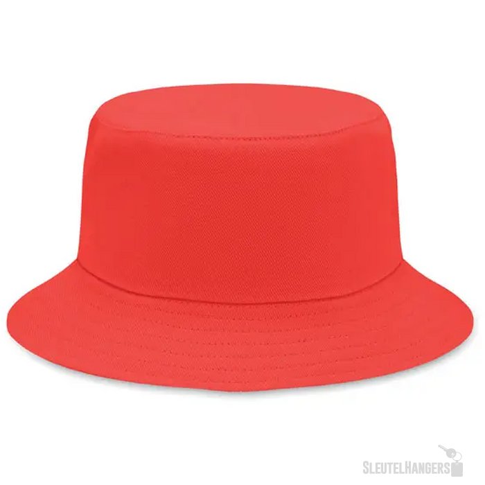Zonne-vissershoed katoen 260g Monti rood