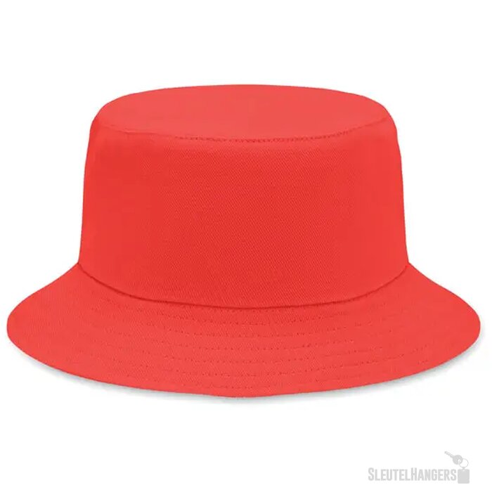 Zonne-vissershoed katoen 260g Monti rood