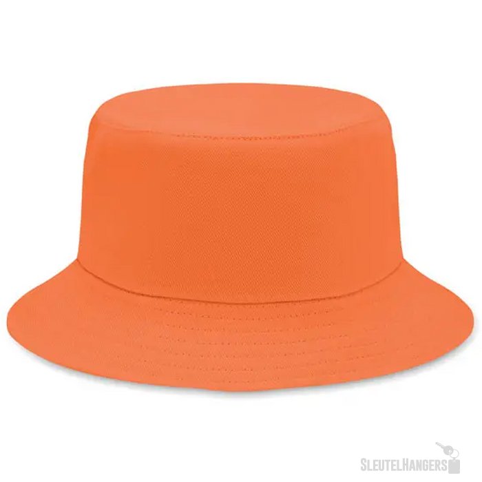 Zonne-vissershoed katoen 260g Monti oranje