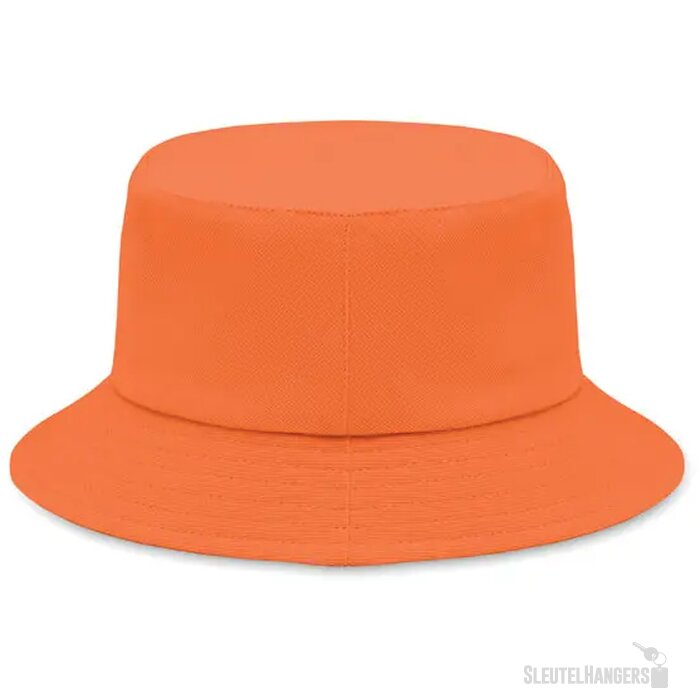 Zonne-vissershoed katoen 260g Monti oranje