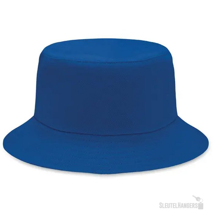 Zonne-vissershoed katoen 260g Monti royal blauw
