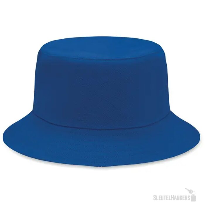 Zonne-vissershoed katoen 260g Monti royal blauw