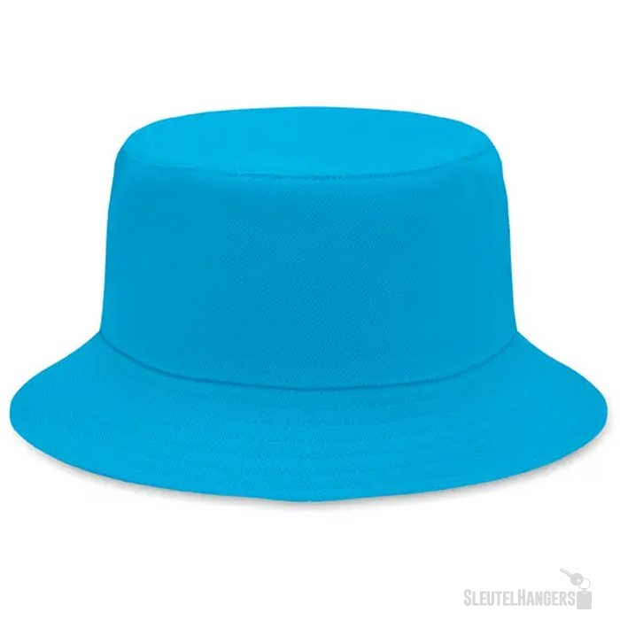 Zonne-vissershoed katoen 260g Monti turquoise