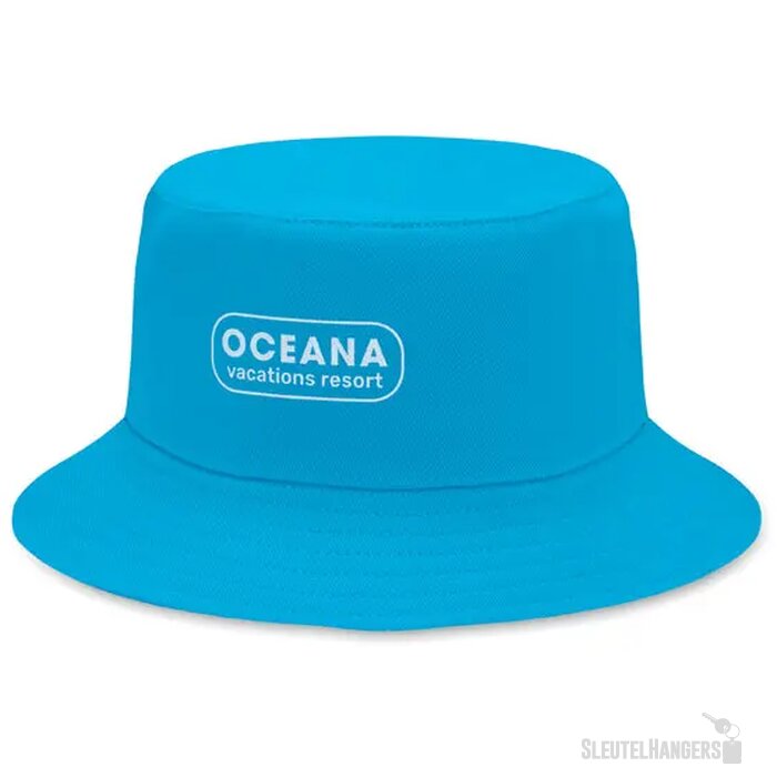Zonne-vissershoed katoen 260g Monti turquoise