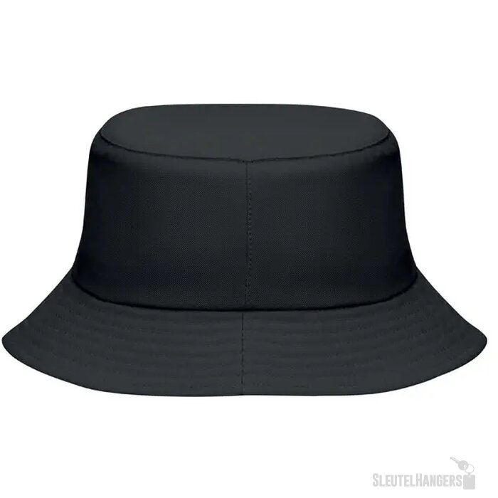 Zonne-vissershoed polyester 150mo2437-03 Emmer zwart