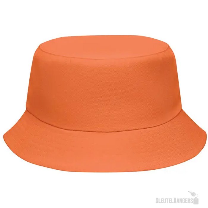 Zonne-vissershoed polyester 150mo2437-10 Emmer oranje