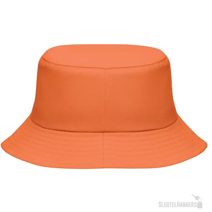 Zonne-vissershoed polyester 150mo2437-10 Emmer oranje