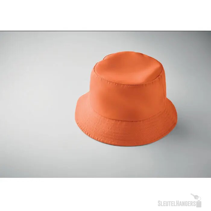 Zonne-vissershoed polyester 150mo2437-10 Emmer oranje