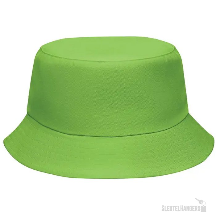 Zonne-vissershoed polyester 150mo2437-48 Emmer limoen