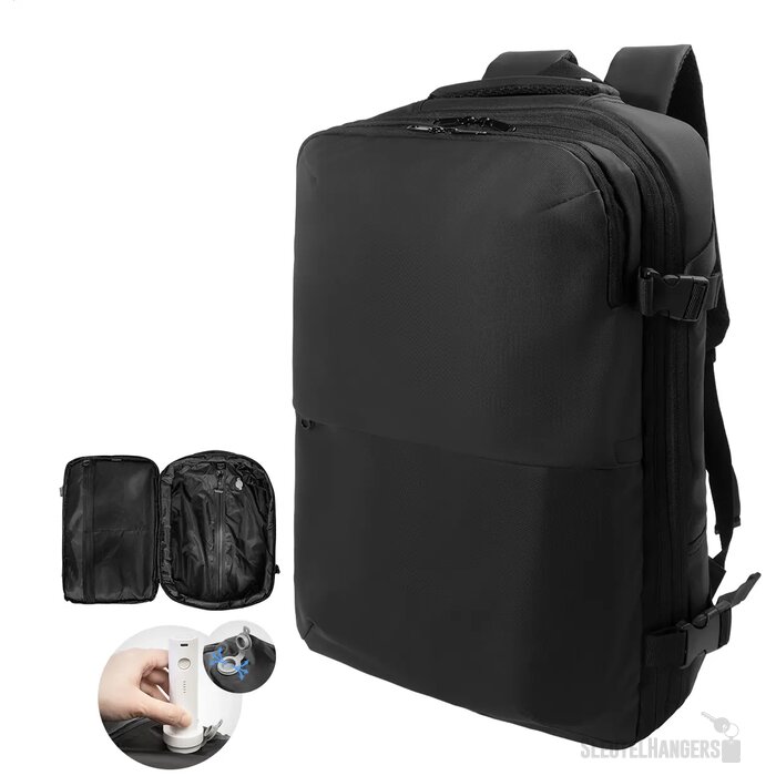Aeroback Vacuüm Compressie Rugzak Zwart
