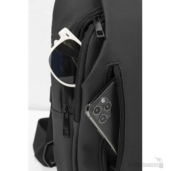 Crobud Rpet Crossbody Tas Zwart