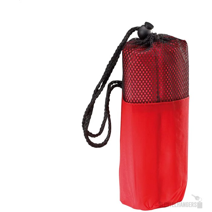 Drizzle Poncho Rood