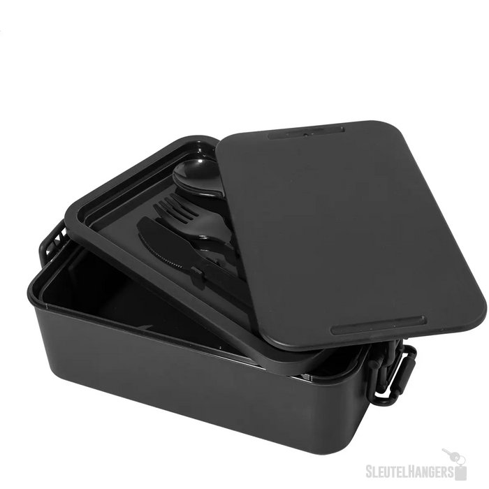 Duplox Stapelbare Lunchbox Zwart