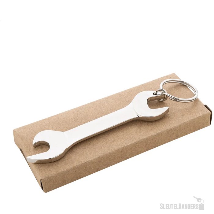 Fasten Flesopener Sleutelhanger Zilver