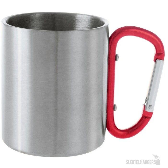 Bastic Metalen Mok Rood 200 ml 200 ml