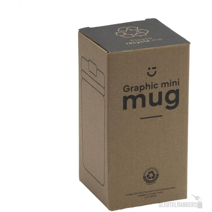 Graphic Mini Mug Rcs Recycled Steel 250 Ml Thermosbeker