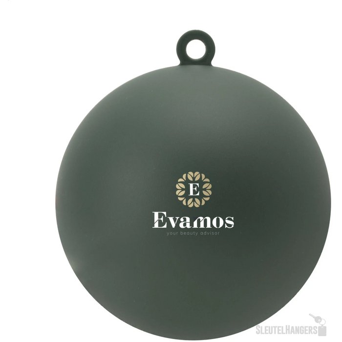 Gerecycled kunststof kerstbal (Ø 7 cm) Groen