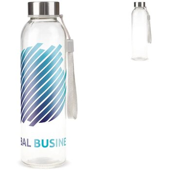 Waterfles glas 500ml transparant Waterfles glas 500ml transparant