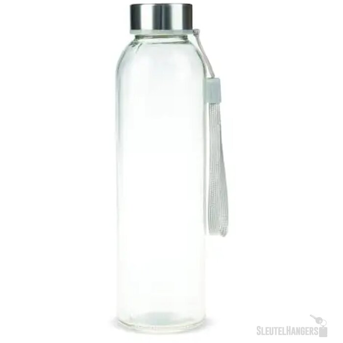 Waterfles glas 500ml transparant