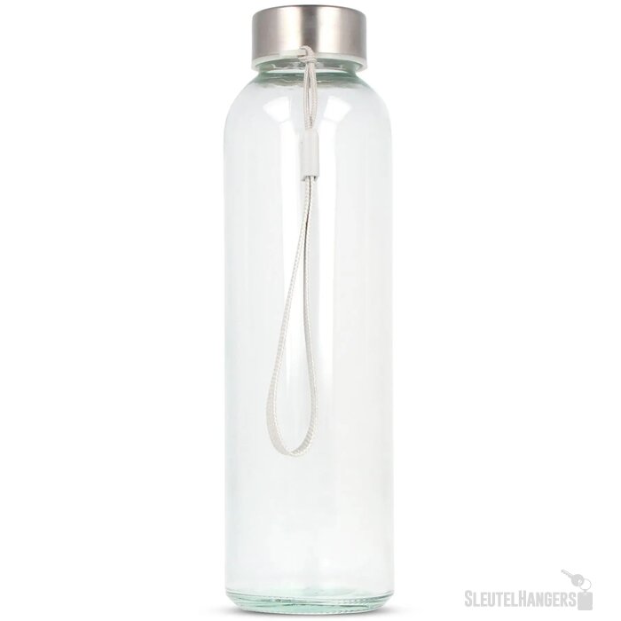 Waterfles glas 500ml transparant