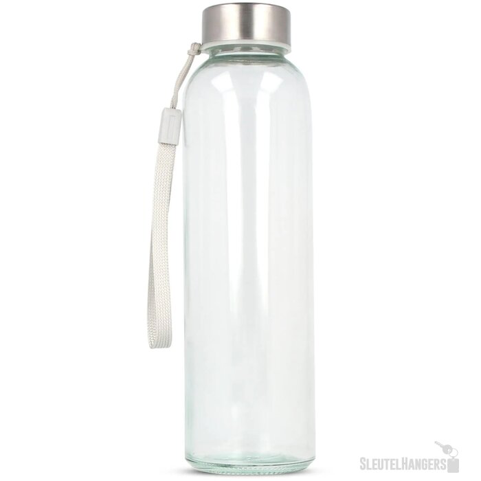 Waterfles glas 500ml transparant