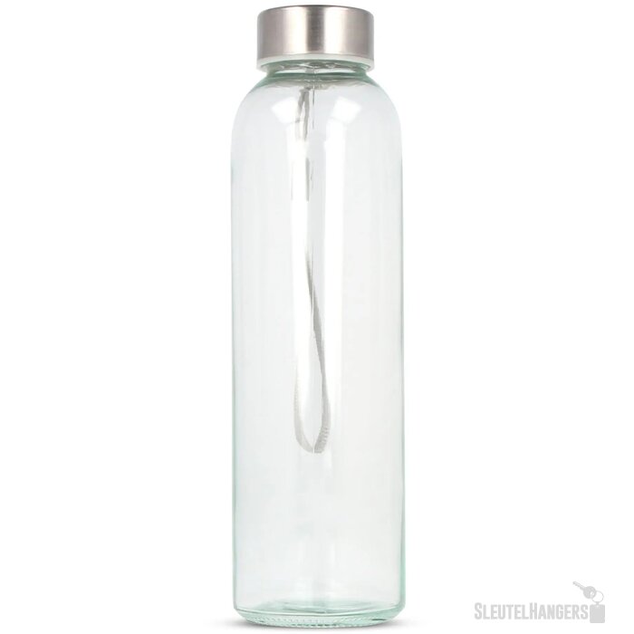 Waterfles glas 500ml transparant