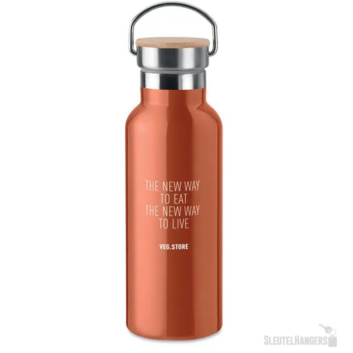Dubbelwandige thermosfles Helsinki Oranje 500 ml 500 ml