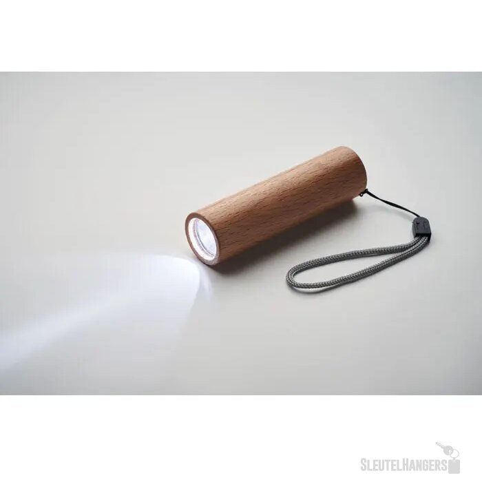 Oplaadbare zaklamp beukenhout Lite hout