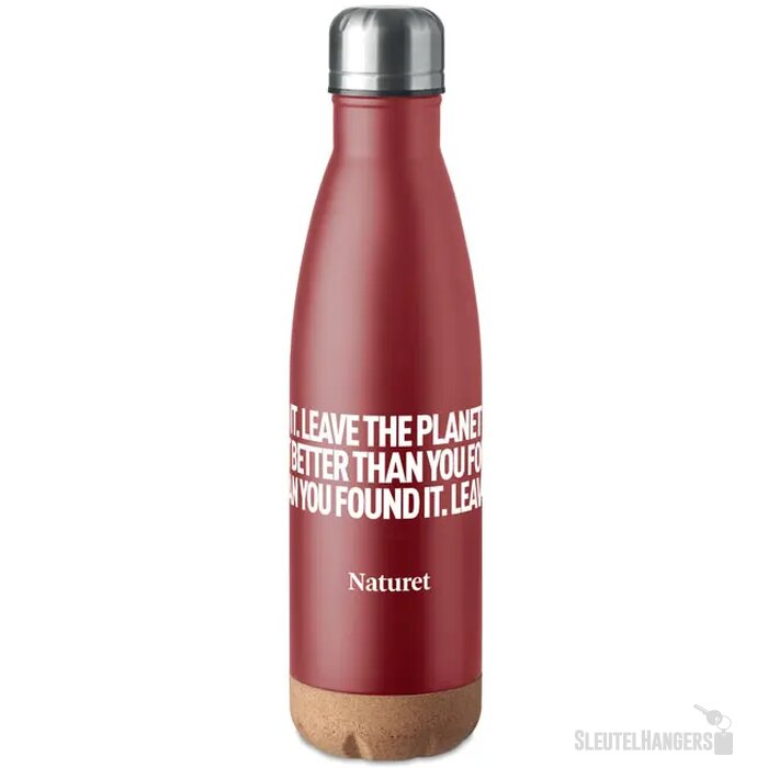Dubbelwandige fles 500 ml Aspen cork bordeaux 500 ml
