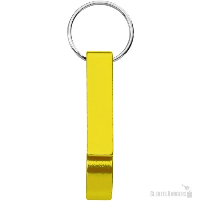Sleutelhanger met fles- en blikopener Goud