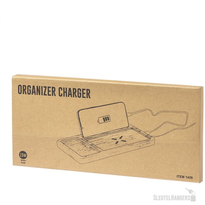 Flabo Plus Draadloze Oplader Organizer Natuurlijk