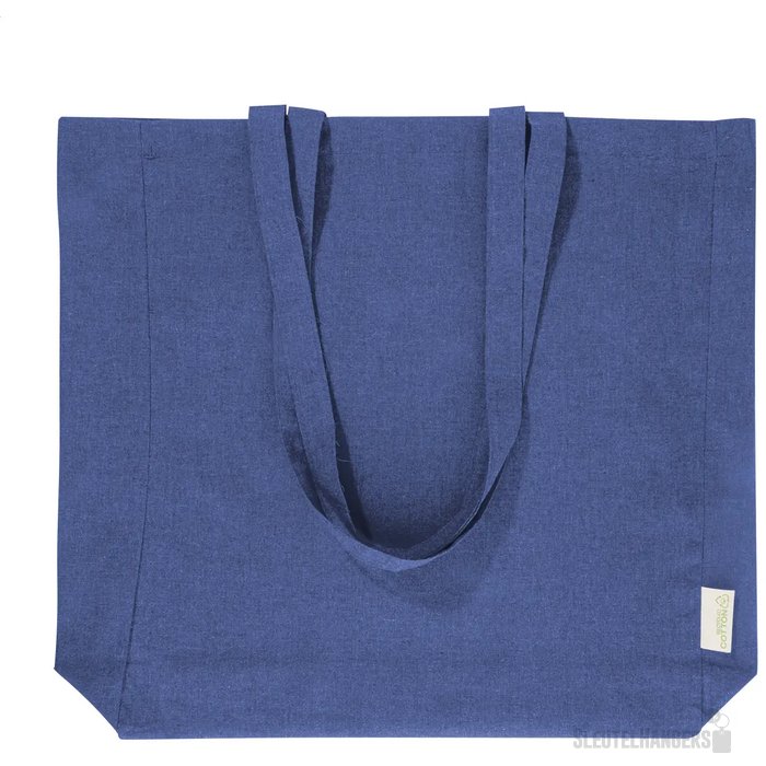 Guspex Hue Gerecyclede Katoenen Boodschappen Tas Blauw