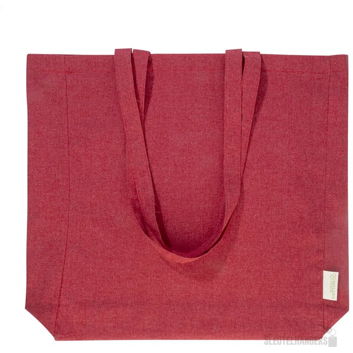 Guspex Hue Gerecyclede Katoenen Boodschappen Tas Rood