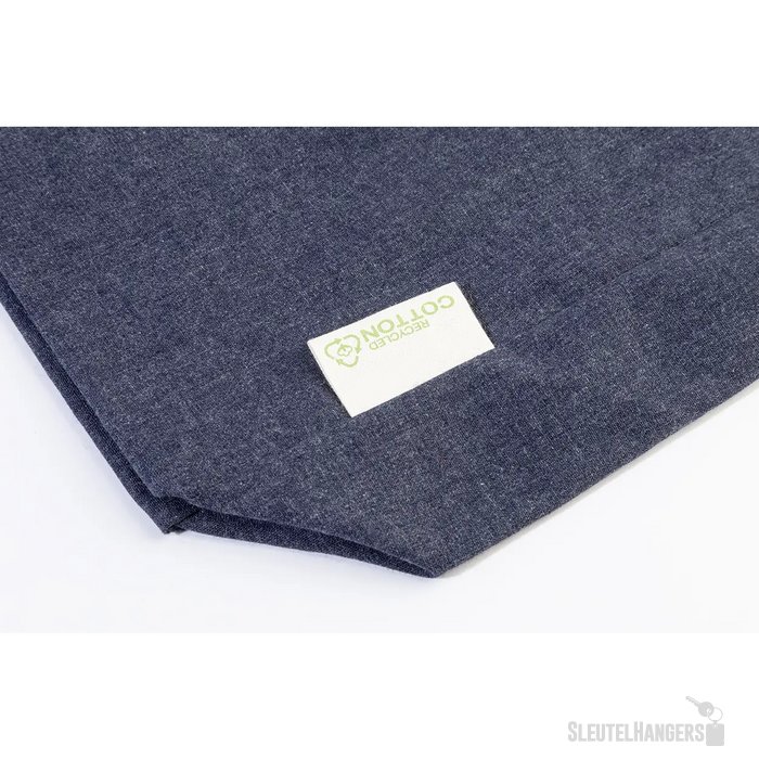 Guspex Hue Gerecyclede Katoenen Boodschappen Tas Donker Blauw