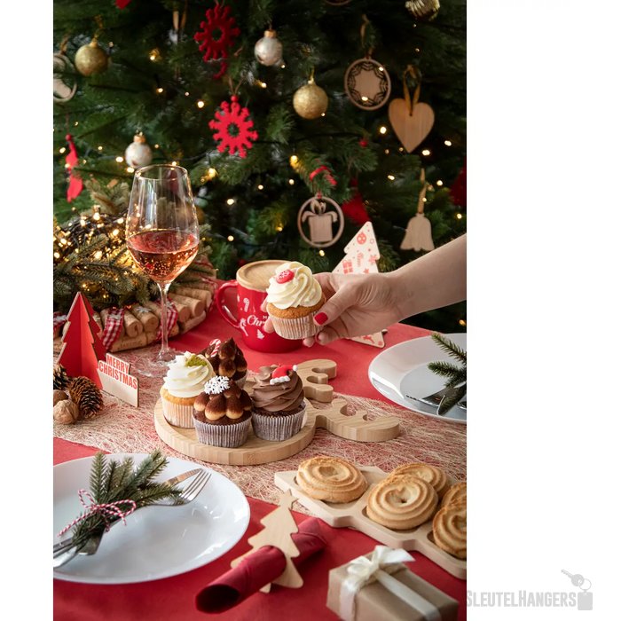 Kongle Kerst Snackbordje Natuurlijk