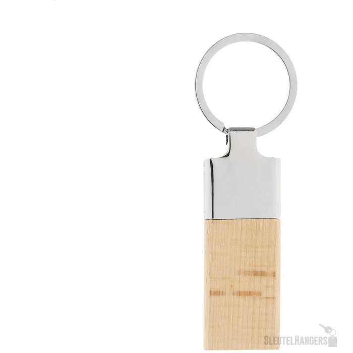 Lignum Sleutelhanger Natuurlijk