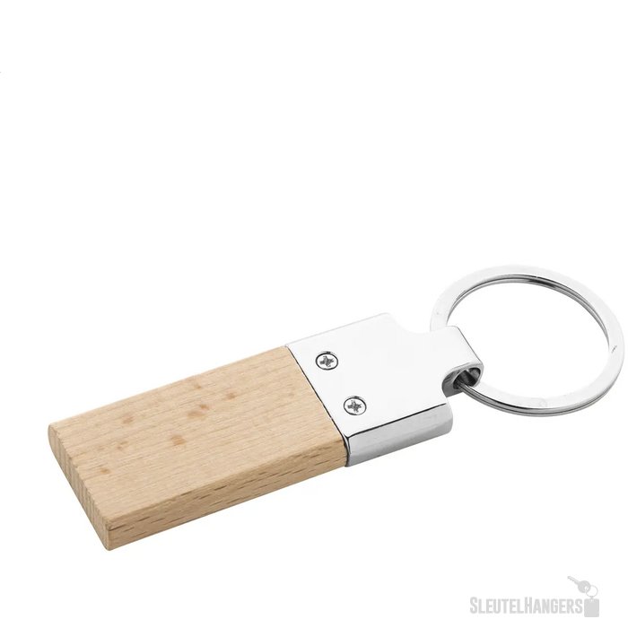 Lignum Sleutelhanger Natuurlijk