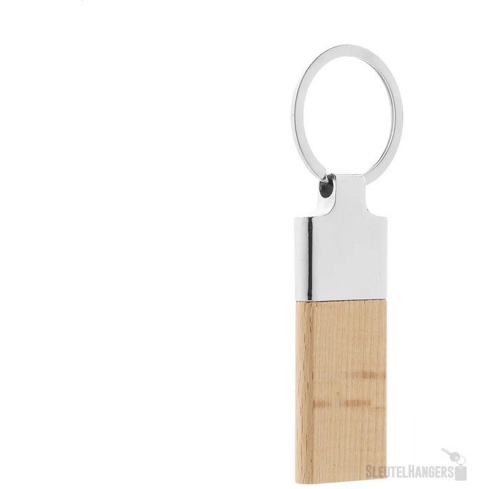 Lignum Sleutelhanger Natuurlijk