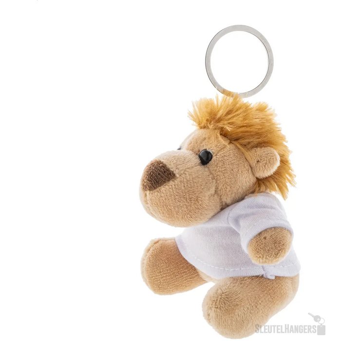 Liofob Pluche Leeuw Sleutelhanger Bruin
