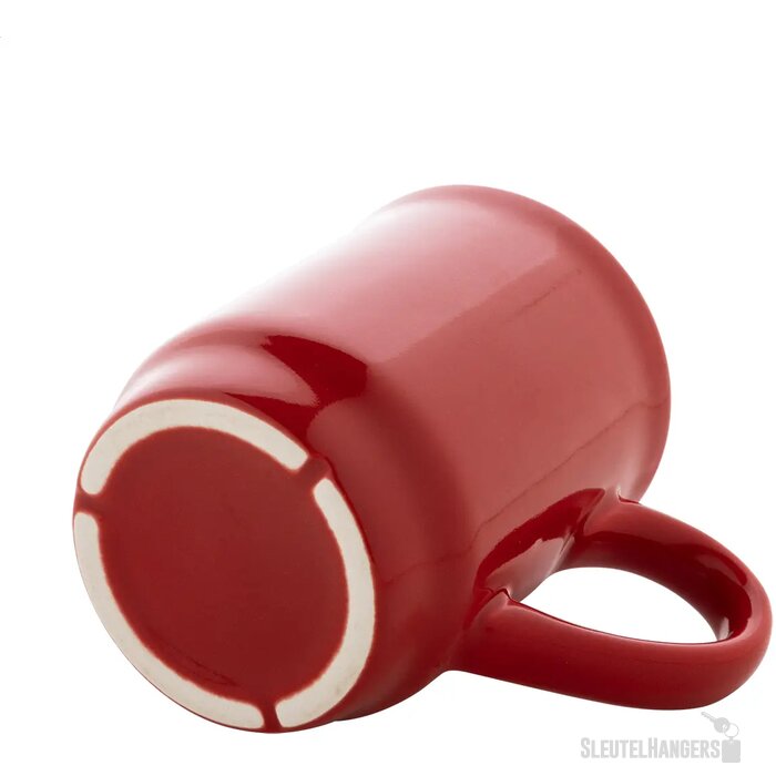 Marknad Stapelbare Keramische Mok Rood