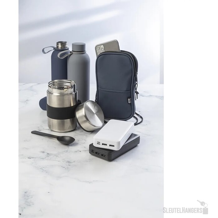 Minestrone Rss Geïsoleerde Lunchpot Zilver