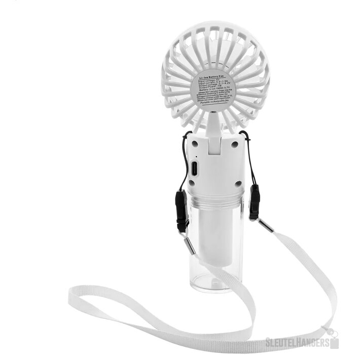 Misty Oplaadbare Watersproeiventilator Wit