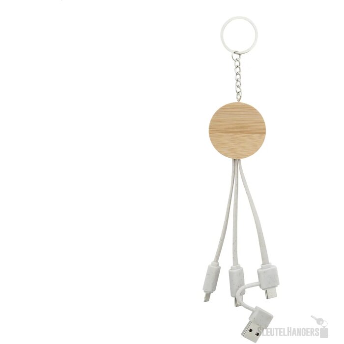 Mugory Sleutelhanger Met Usb-Oplaadkabel Natuurlijk