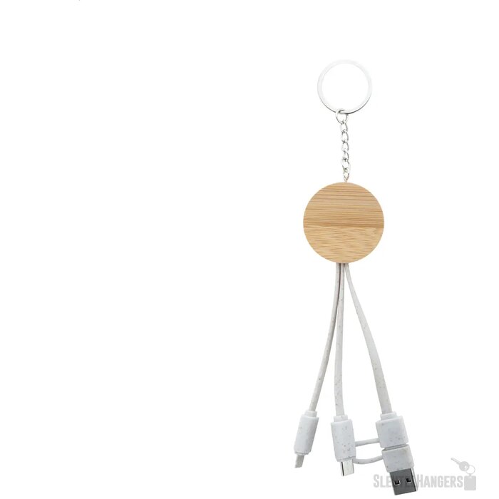 Mugory Sleutelhanger Met Usb-Oplaadkabel Natuurlijk